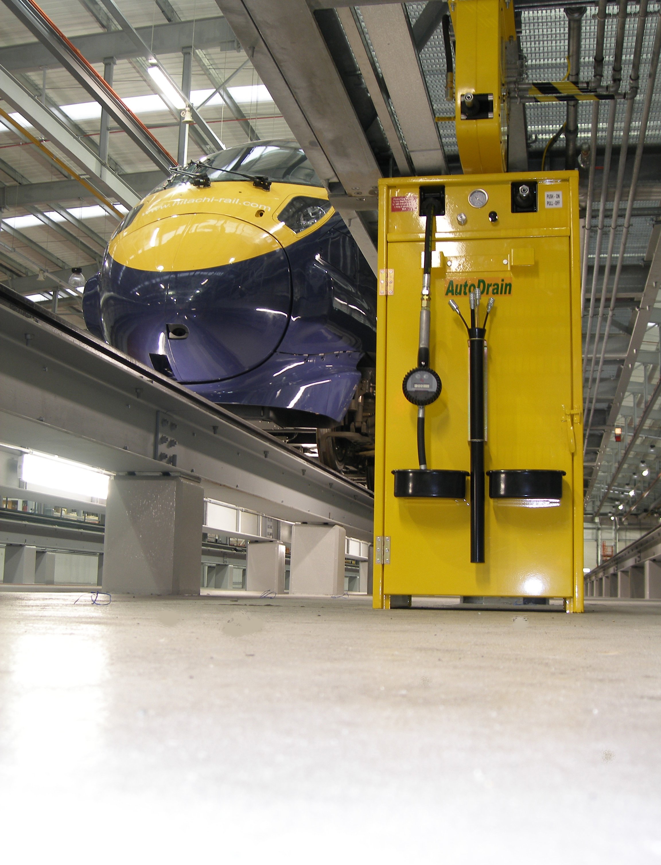 Oilaway installation UK, Rail Depot. 